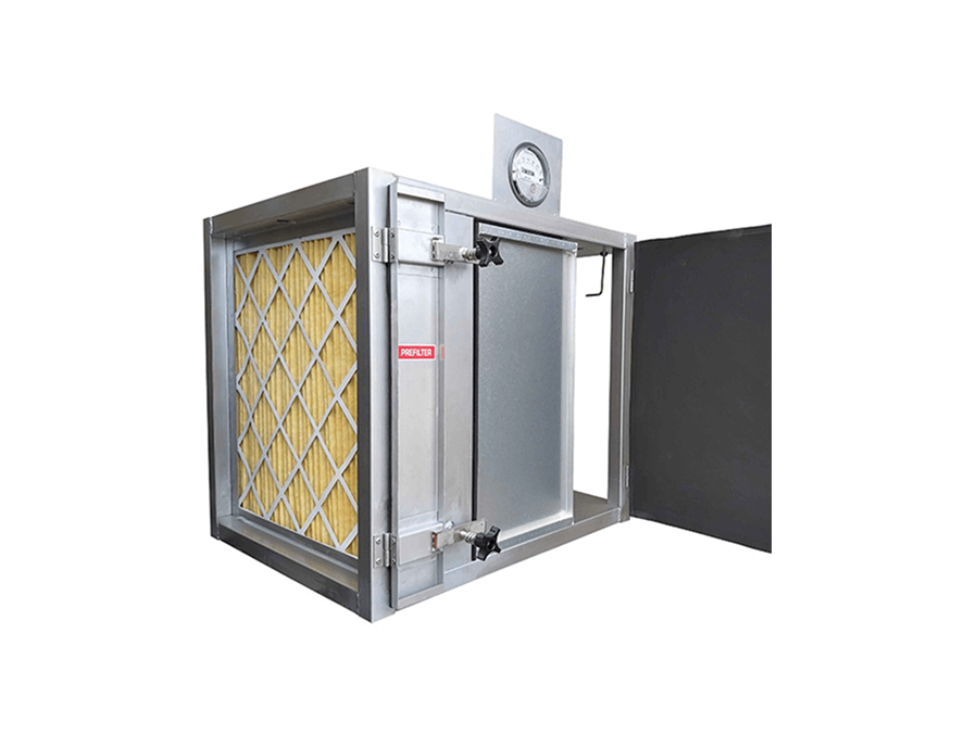 side accesss filter housing